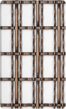 Декоративная нержавеющая сталь Mash Copper «Воздушный Прямоугольник»